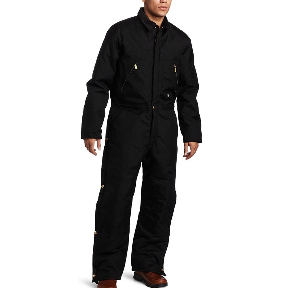 NWT Carhartt Mens Arctic Quilt Lined Yukon Coverall X06 Black Size 52 $300 FLH49